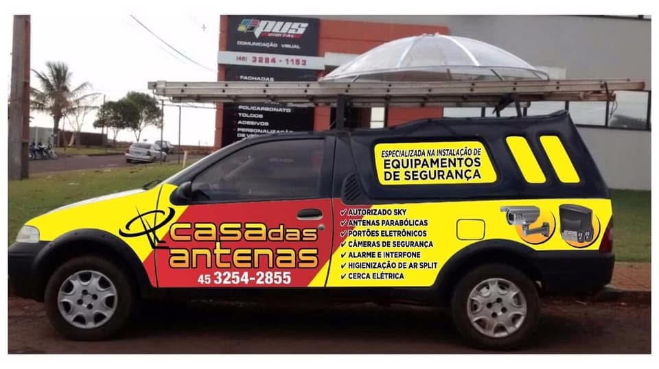 Instalação de antenas parabólicas, câmeras de segurança, alarmes e manutenção de cercas elétricas