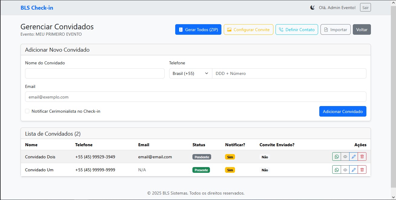 BLS Check-in: Software Completo para Gestão e Check-in de Eventos