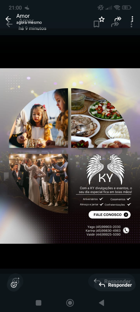 Venda de verduras e locação para eventos