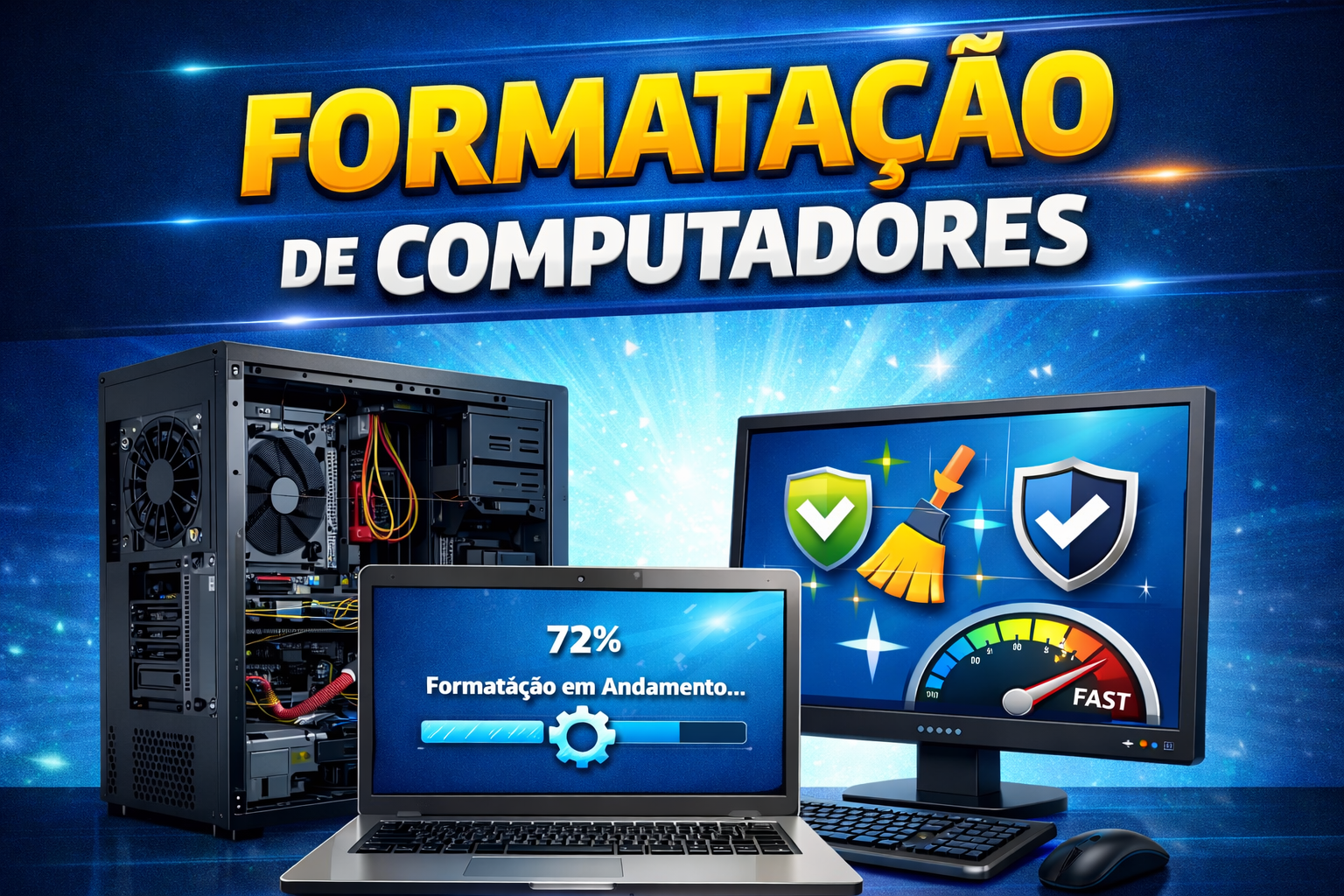 Formatação de Computadores ou Notebooks