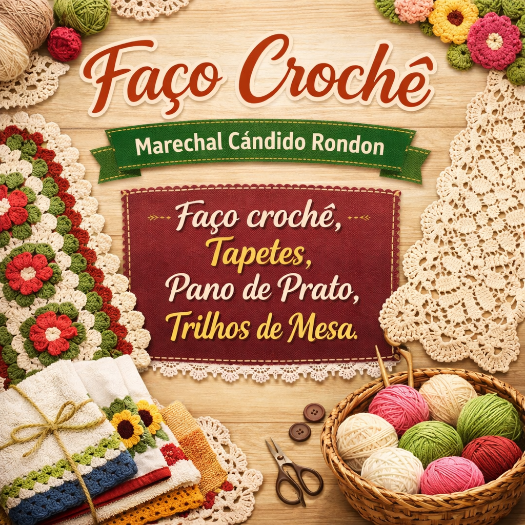 Faço crochê