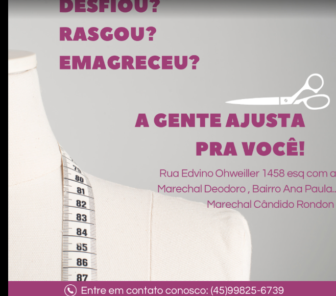 Costureira/ Conserto de Roupas / Reforma de Roupas